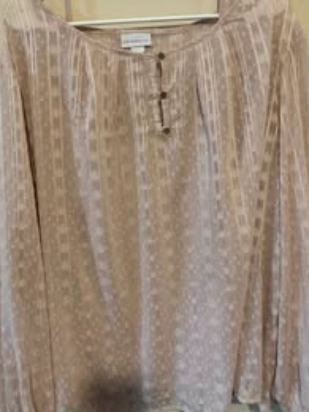 Liz Claiborne Sheer Blouse with Attached Cami – Size 3X